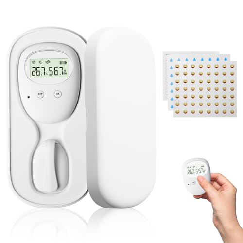 LEKEFETO Alarma Inalámbrica para Enuresis, para Niños, Recargable por USB, 3 Modos de Trabajo, Alarma para Orinal con Ruido y Vibración