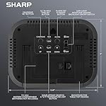 Sharp Atomic Digital Alarm Clock