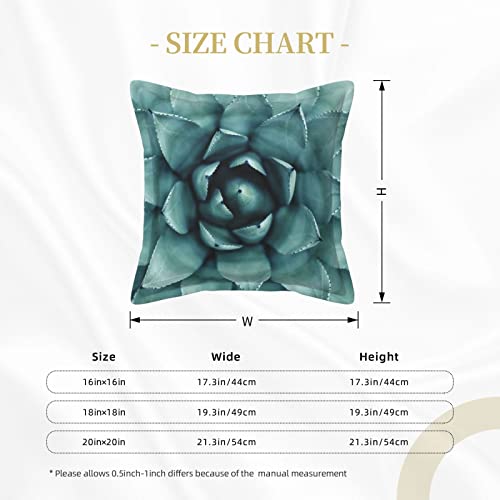 Housses de coussin simili cuir succulentes faciles à nettoyer pour maison