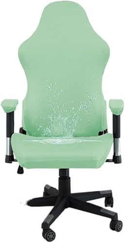 Fundas ergonómicas para silla de oficina con fundas para reposabrazos, fundas elásticas repelentes al agua para adultos, videojuegos, reclinables,