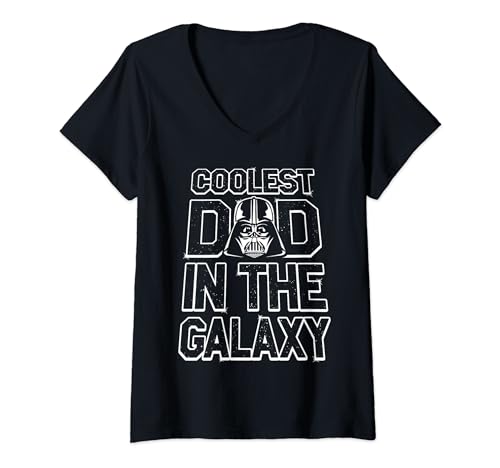 T-shirt Star Wars Darth Vader col V femme pour en finir avec les hauts geek sans forme