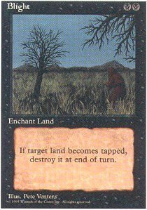 Magic The Gathering - Blight - Fourth Edition