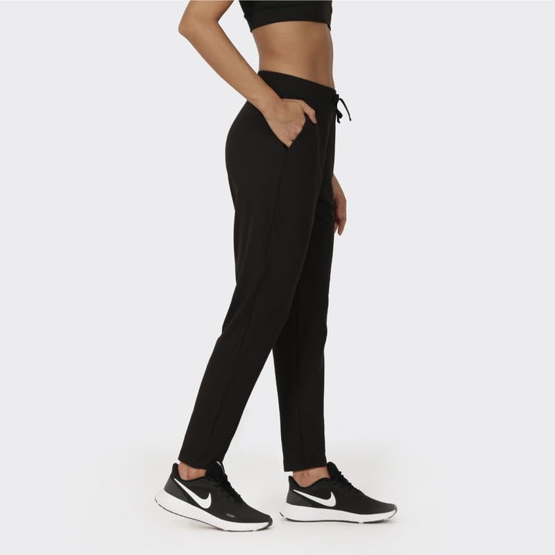 Image of BlissClub Women Mid Rise Tapered Casual Pants