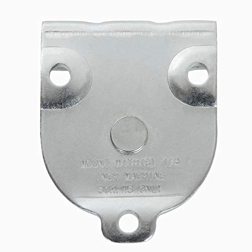 6 Pack Wall Mounted Pulley 1-1/2 Inch Wall And Ceiling Mount Single Pulley For 3/8" Wire Or Rope, Zinc-Plated #TOP5