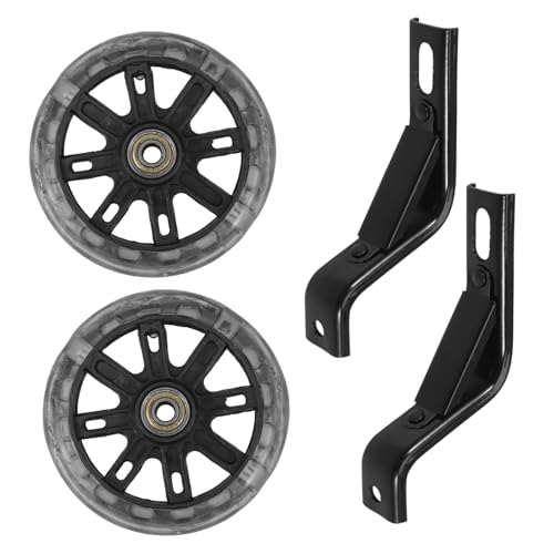 KITANDOVE Ruedas De Entrenamiento Para Bicicleta De 2 Pcs Ruedas Auxiliares Silenciosas Con Soporte De Accesorios Para El Infantil