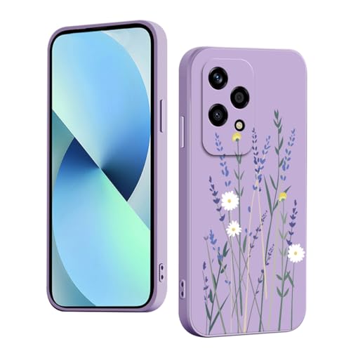 WOKEZ Silikonskal till Honor 200 Lite 5G - Blommönster Lila