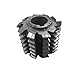 GBJ Gear Hobbing Cutter High Speed Steel Milling Cutter 20° Pressure Angle Cutting Tool Industrial Supplies 22mm-31mm Bore (M2.5* a20°0.86” Innner Hole)