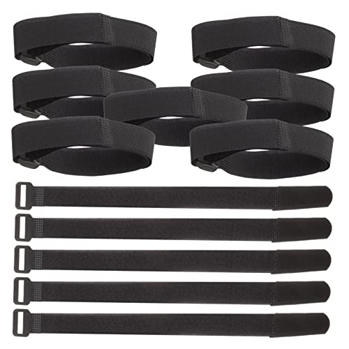Angoily 36 piezas de correas reutilizables para gestión de cables debajo del escritorio con hebillas miniatura 5