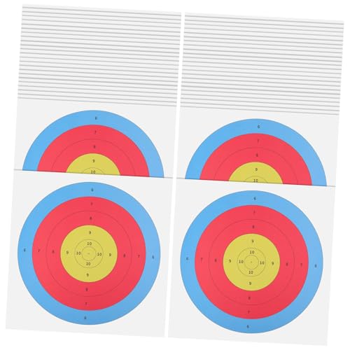 Cibles à l'arc YARNOW et blason de tir en papier d'archerie pour entraînement