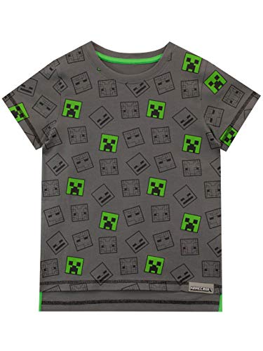 Minecraft Camiseta para niño Multicolor 13-14 Años