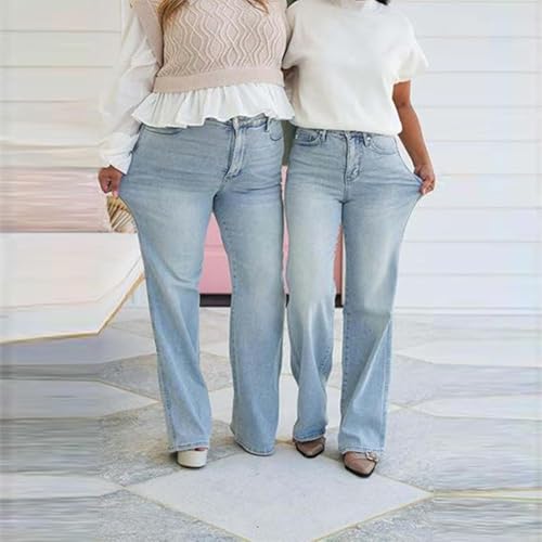 Arisefrom Jeans, Vintage Wash Plus-Size Jeans -Stretchy, Straight Leg & Butt-Lifting Fit High Rise3