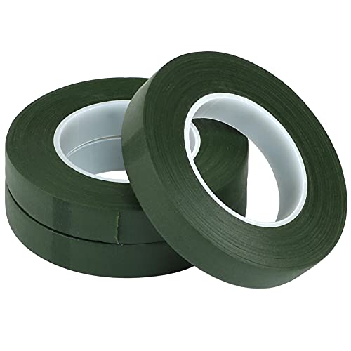 Iconikal Floral Project Arrangement Bouquet Tape, 1 2-inch x 30 Yards, Green, 3-Pack