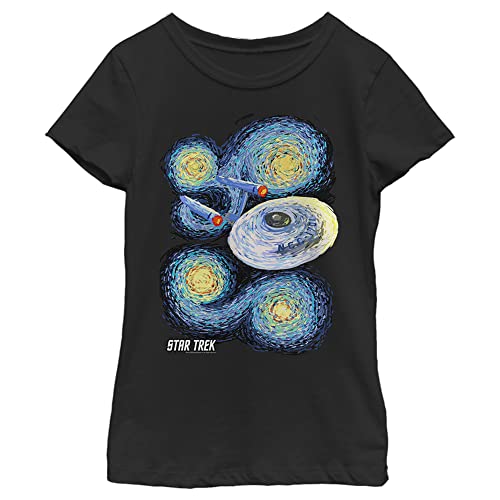 Fifth Sun Star Trek: The Original Series Van Enterprise Girls Short Sleeve Tee Shirt