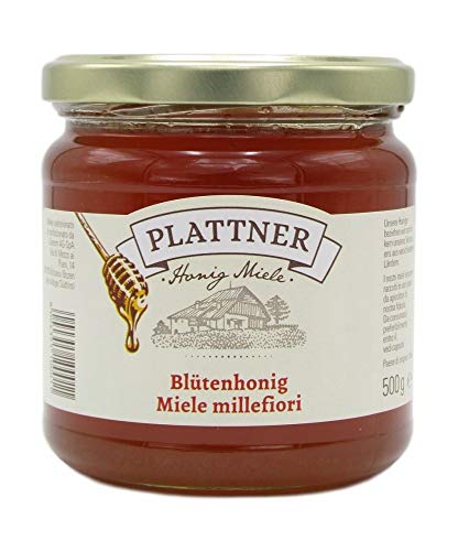 Miele Plattner Millefiori, prodotto ottenuto dal nettare di una moltitudine di fiori, in vasetto da 500 gr.