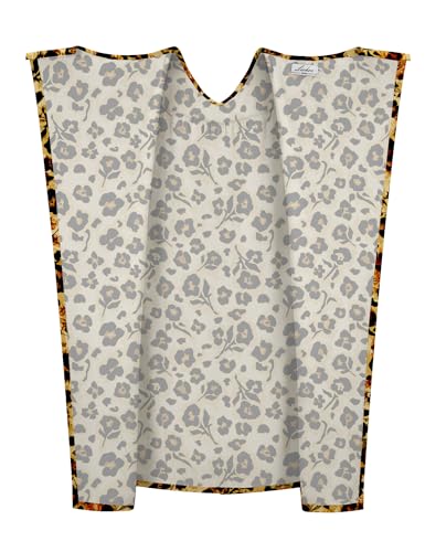 Image of Hospital Gowns for Women Open Back Tear Away Snap Post shoulder Dress Short Sleeve Soft Adaptive Clothing with Pockets