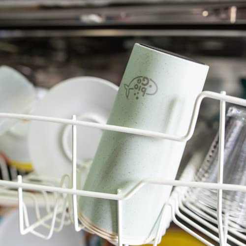 Biogo 16Oz To Go Coffee Cups Reusable - Perfect Size Travel Coffee Cup With Lid, Lightweight & Sturdy - Keeps Coffee Hot, Microwave & Dishwasher Safe Travel Mug (Pastel Gray) #TOP5