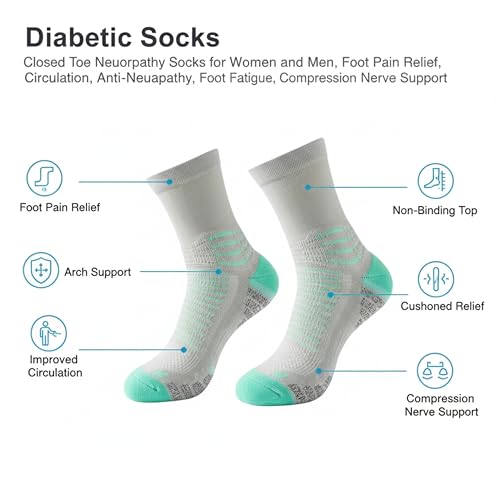 Image of Crew Socks for Women & Men, Cyan