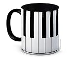 Klavier Tastatur - Musiker Musikalische Insrument - Hochwertige Kaffeetasse
