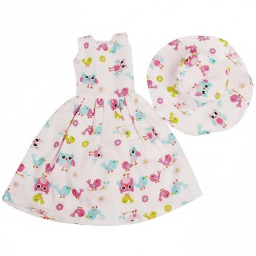 TTETTZ Vestido de Muñeca de Moda con Sombrero y Ropa Elegante Creativa para Disfraz y Juego Imaginativo Adecuado para Niñas Colección Personal Decoración Exhibición , B7.34