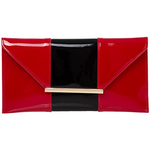 Image of JNB Faux Patent Leather Envelope Candy Clutch