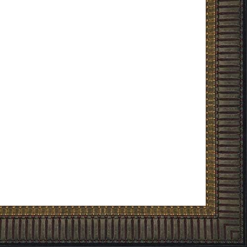 CountryArtHouse Picture Frame Moulding (Wood) 18ft bundle - Traditional Mahogany Finish - 2.5" width - 1/2" rabbet depth