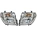LOKGIEJ Headlight Head Light Compatible with Nissan Navara D40 2005 2006 2007 2008 2009(1 PC Left)