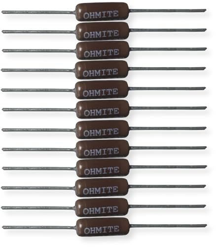 Résistances bobinées Ohmite 470 Ohms 5W pour circuit industriel axial