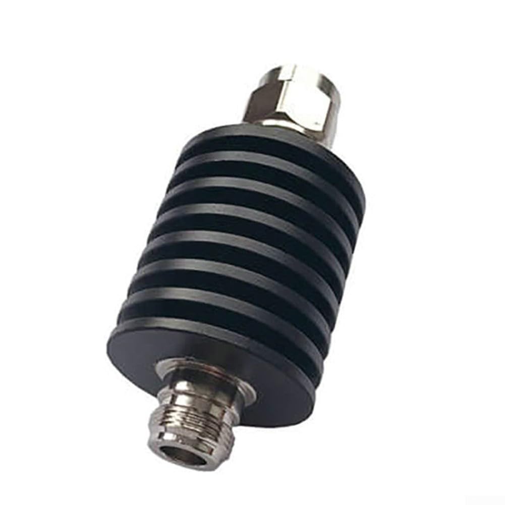 Atenuador tipo N de 25 W, 50 ohmios DC-3GHz 5dB fijo, para medición de prueba RF