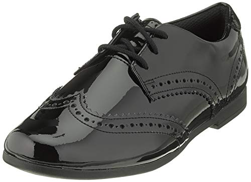 Clarks Women's Scala Lace Y Derbys, Black Black Pat Black Pat, 7 Clarks Women's Scala Lace Y Derbys, Black Black Pat Black Pat, 7