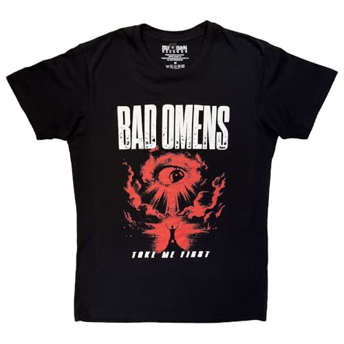 T-shirt Bad Omens Rouge Eye Premium Carbon vêtement rock streetwear
