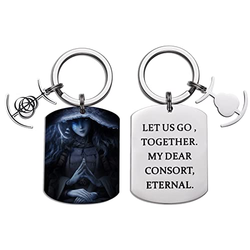 Elden Ring Merch Llavero para Elden Ring Game Fans Collection El mejor regalo para los amantes de los juegos, Ranni la bruja, M Cover