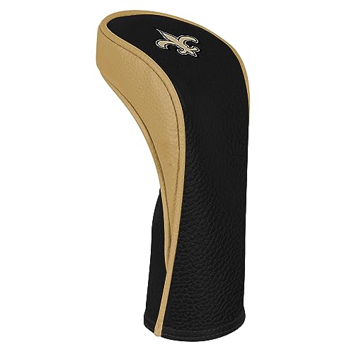 Couvre-club hybride New Orleans Saints NFL individuel pour protection de golf