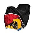 Snow Blower Cover, Waterproof Heavy Duty 420D Snowblower Cover, Windproof, Sunproof with Air Vent, Fit Single-Stage and Two Stage Snow Blower, 54.7" L x 30.7" W x 56.3" H