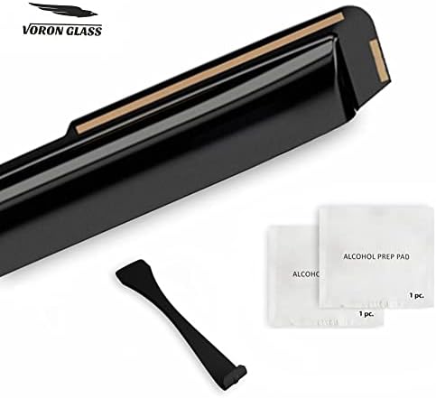 Voron Glass in-Channel Extra Durable Rain Guards for Ford Explorer 2011-2019, Window Deflectors, Vent Window Visors, 4 Pieces -200345 - 5