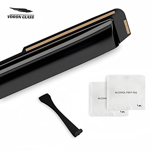 Voron Glass in-Channel Extra Durable Rain Guards for Chevrolet (Chevy) Trax 2014-2022/Buick Encore 2013-2022, Window Deflectors, Vent Window Visors, 4 Pieces - 220120 by Voron Glass - Image 6