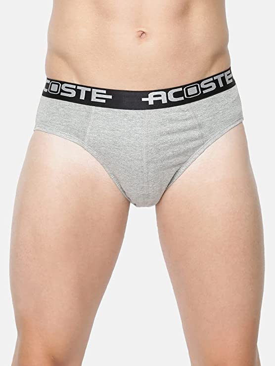 Image of RAMRAJ COTTON Men Pack Of 4 Solid Cotton Briefs | Soft Stretch Outer Elastic Waistband | Comfortable Daily Innerwear