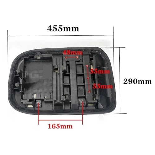 Pièces faites sur commande Chopper avec siège passager cuir PU - 6