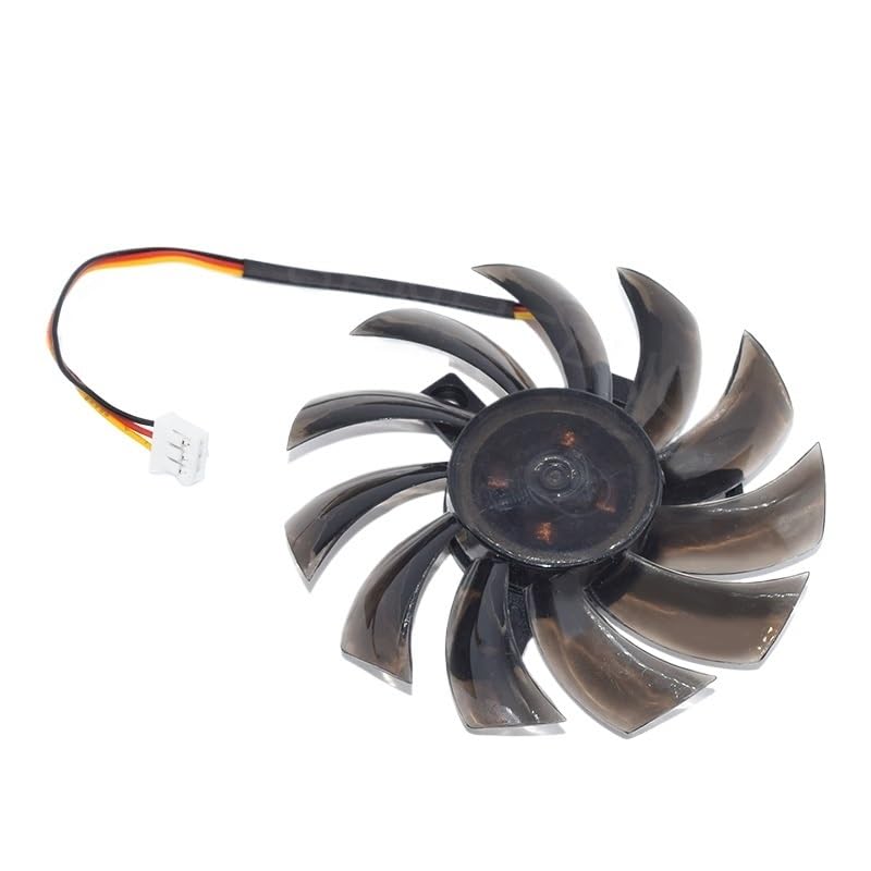 Laptopteile T127010BU Grafiklüfter 7,5 cm DC12V 0,45 A 3 PINS für Everflow-Kühler