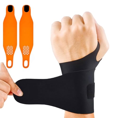 Image of Wrist Brace 2-pack,Wrist Support for Carpal Tunnel Pain Relief,Ulnar Brace Ultra-Thin Elastic for Tear,Wrist wraps Repetitive Wrist Use Injury