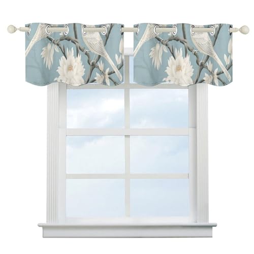 Cortinas con cenefas chinas Chenonceau para ventanas de salón y cocina 3