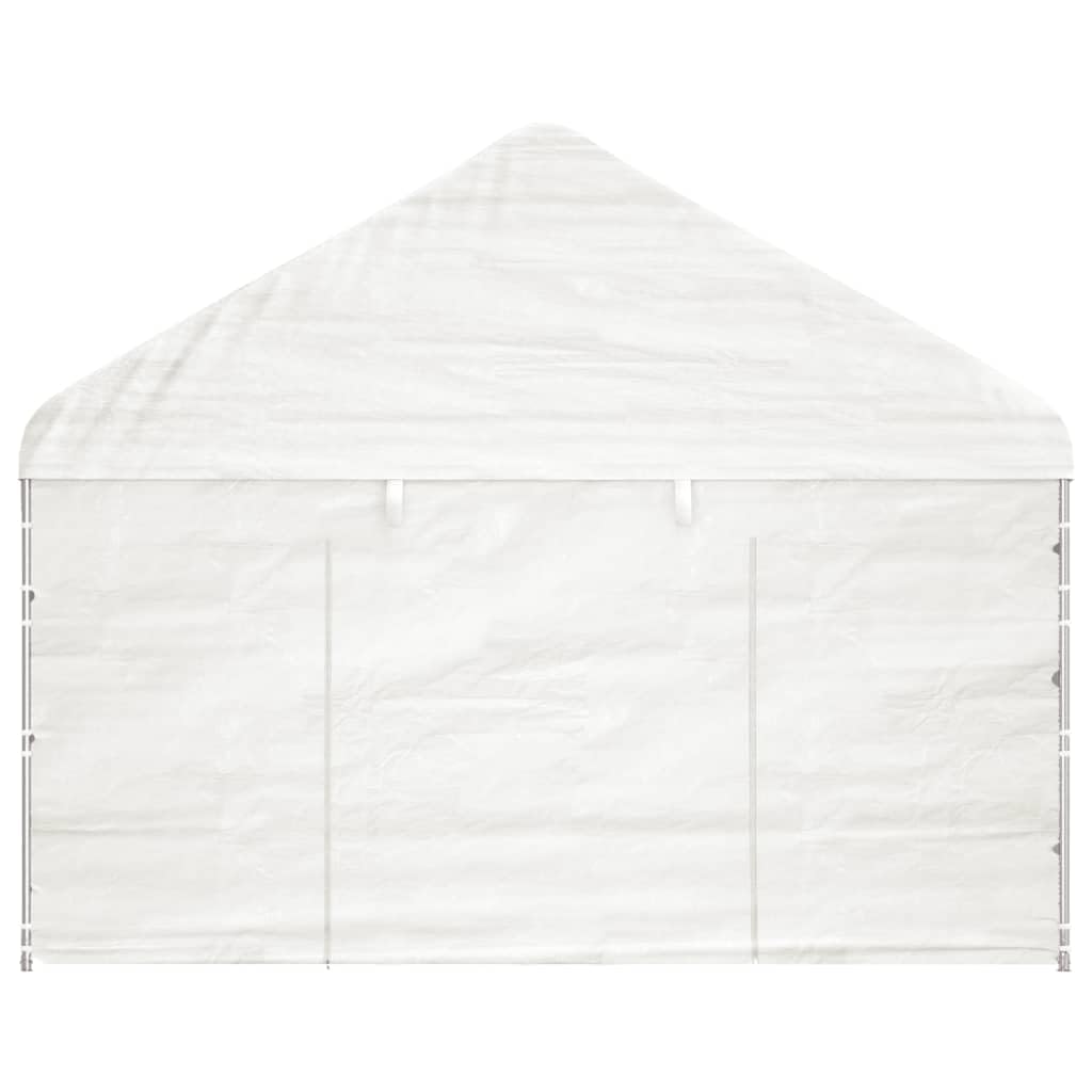 Tessuto Per Esterno Gazebo 310 Cm - Bianco, Poliestere, Per Tende E Teloni Da Giardino - Foto 2