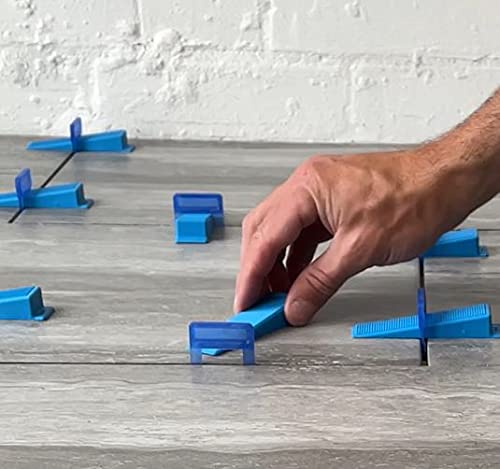 OX Tools Fliesen-Nivelliersystem Keil und Abstandshalter – Set mit 100 Keilen und 100 2 x 13 mm Abstandshaltern + Zange
