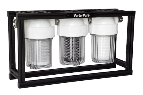 Image of S3 Mini External 3-Stage RV Water Filter System, Compact, 5 Inch Filters, Portable Clear