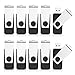 KEXIN Bulk USB 100 Pcs 512MB USB Flash Drives Flash Drive Thumb Drive Bulk Flash Drives Swivel USB 2.0 (512MB, 100PCS, Black)