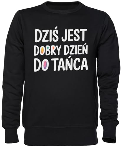 Sweat-shirt noir homme et femme en jersey pour les cours de danse et le quotidien
