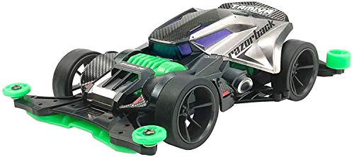 Mini 4WD Razorback Tamiya 18713 con chasis FM-A de motor delantero