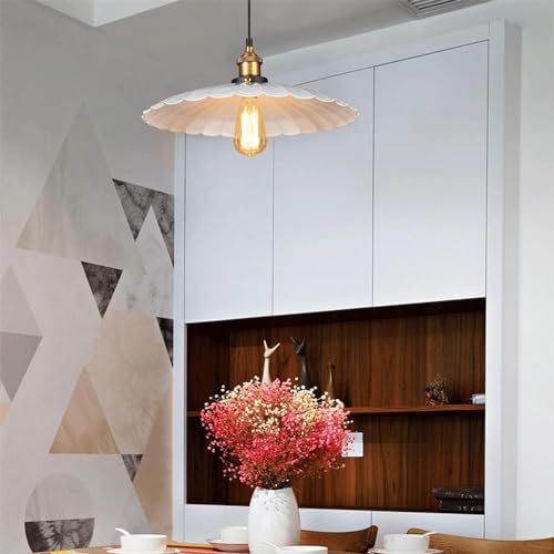 Lampe suspendue blanche pour îlot de cuisine et repas convivial - 4