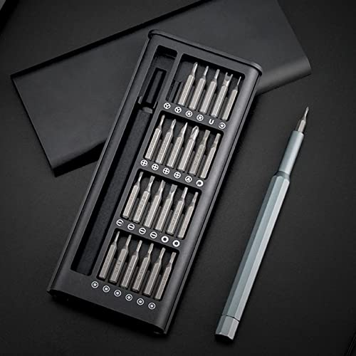 Milageto Kit de chave de fenda multifuncional, ferramenta manual 25 em 1 com caixa de armazenamento
