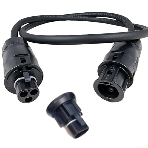 Cable de conexión de red flexible industrial para Betteri BC01 Inverter AC Cable de alimentación con Wieland y funda de elastómero IEC 60332-1-2 nominal (3 metros)