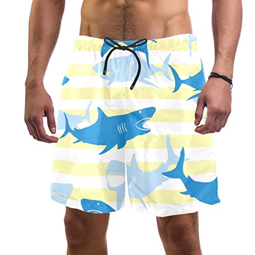 Maillots de bain pour hommes HadHfun avec motif requin